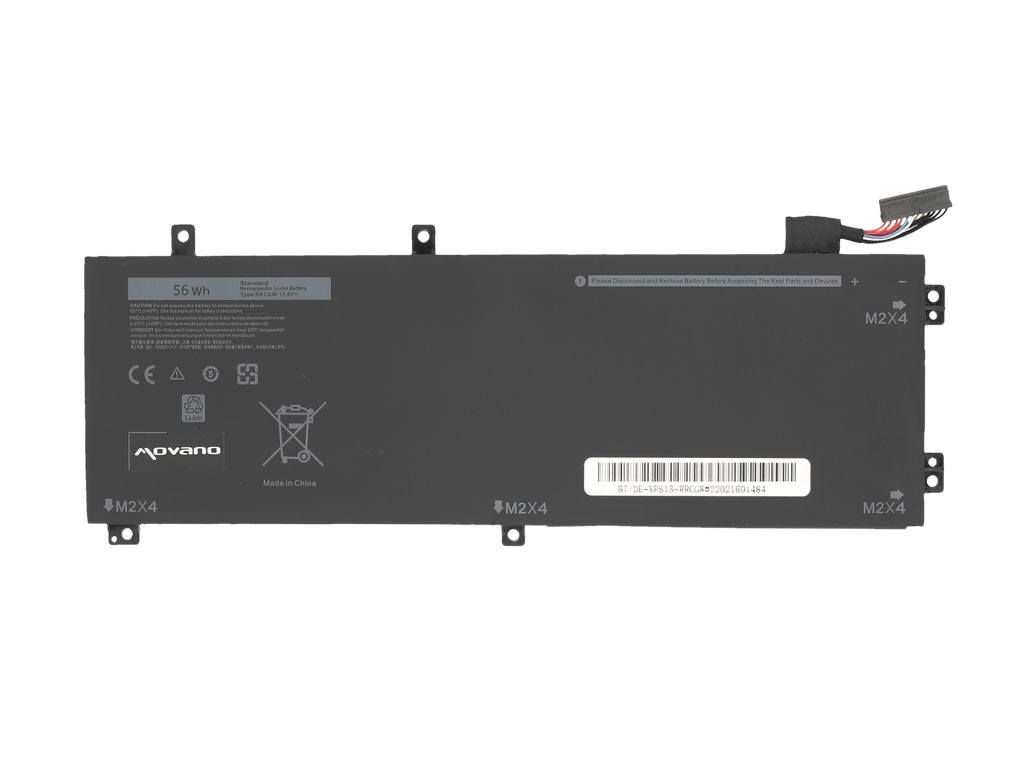 Bateria do laptopa Dell XPS 15 9550 - RRCGW 11.4 V 4910 mAh - obrazek 2