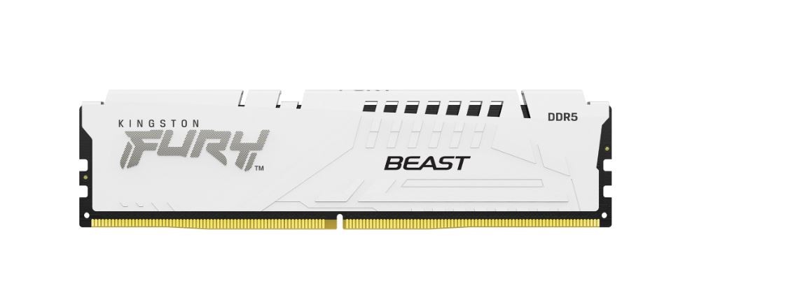DIMM PC-5600 DDR5 32GB Kingston KF556C36BWEK2-32 Fury Beast White EXPO **2 x 16GB** - obrazek 2