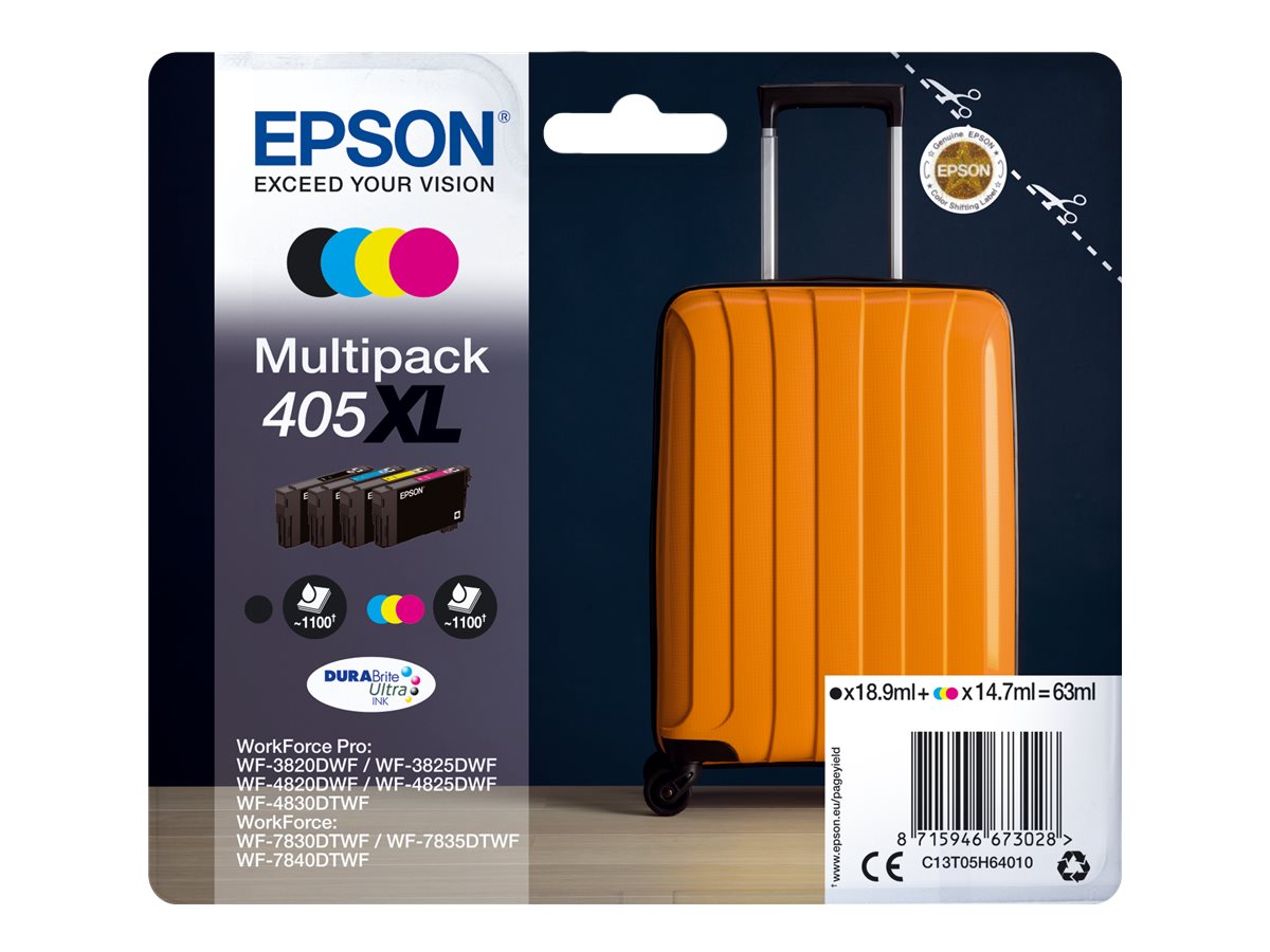 Tusze Epson 405XL T05H6 Multipack C/M/Y/K