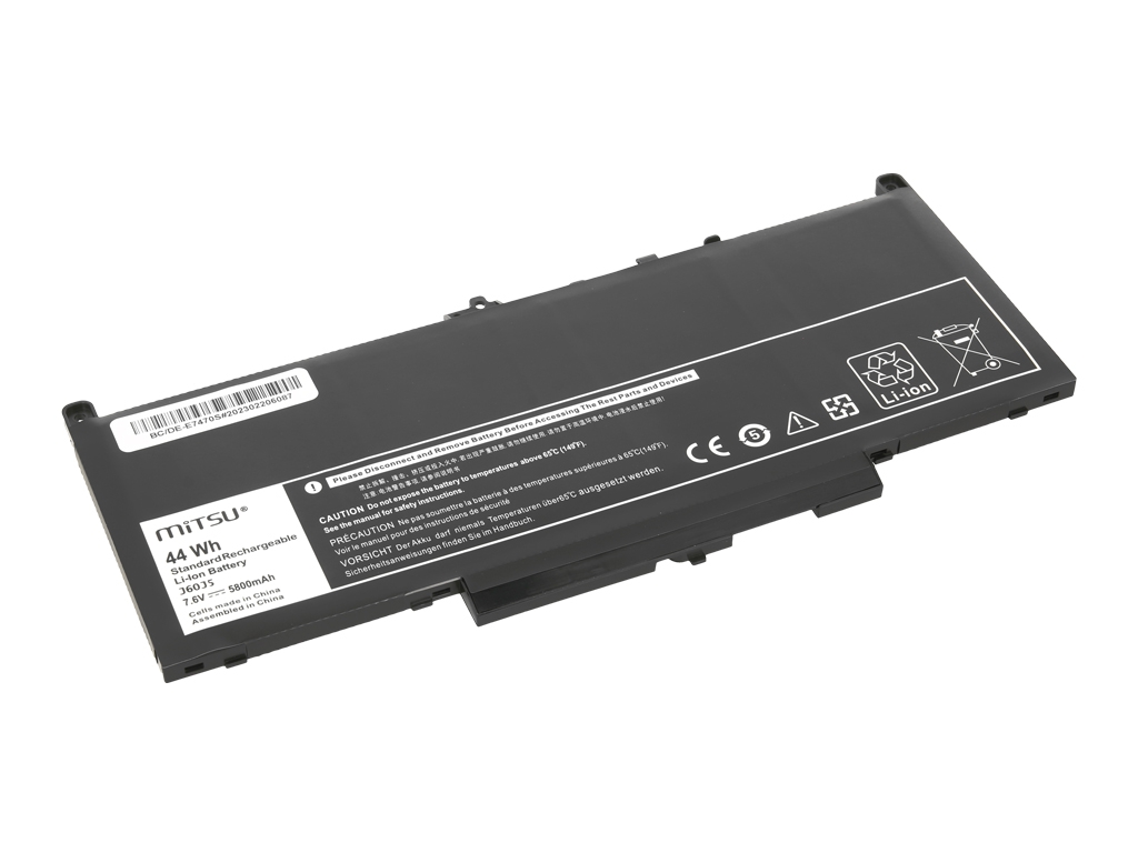 Bateria do laptopa Dell Latitude E7270; E7470 7.6 V 5800mAh