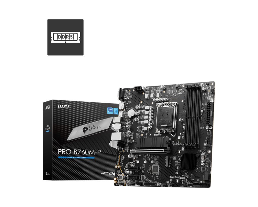 Płyta Socket LGA1700  MSI PRO B760M-P