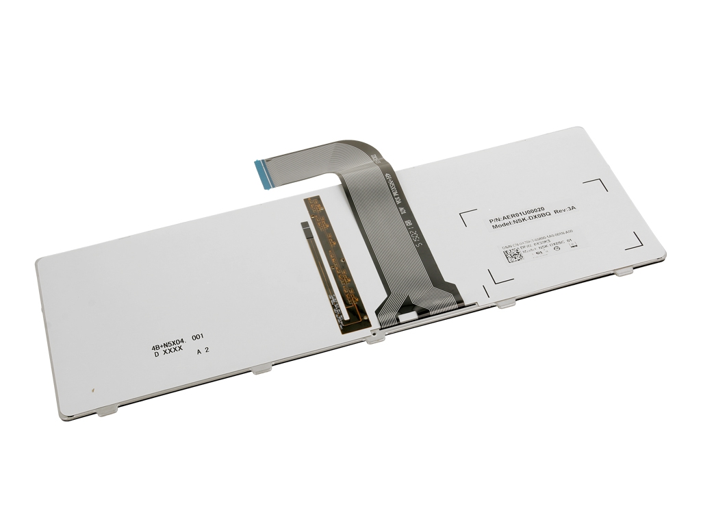 Klawiatura do laptopa Dell Vostro 3350, 3450, 3550 - podświetlana - obrazek 3