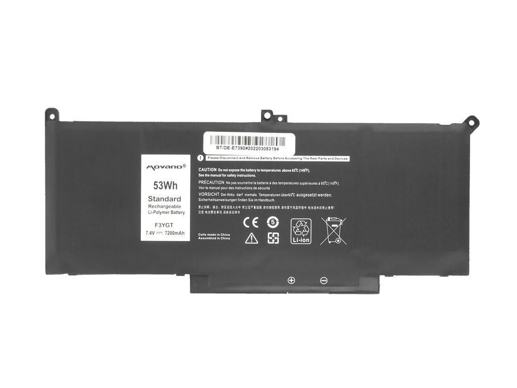 Bateria do laptopa Dell Latitude 7280; 7290; 7380; 7390; 7480; 7490 7.4 V 7200 mAh - obrazek 3