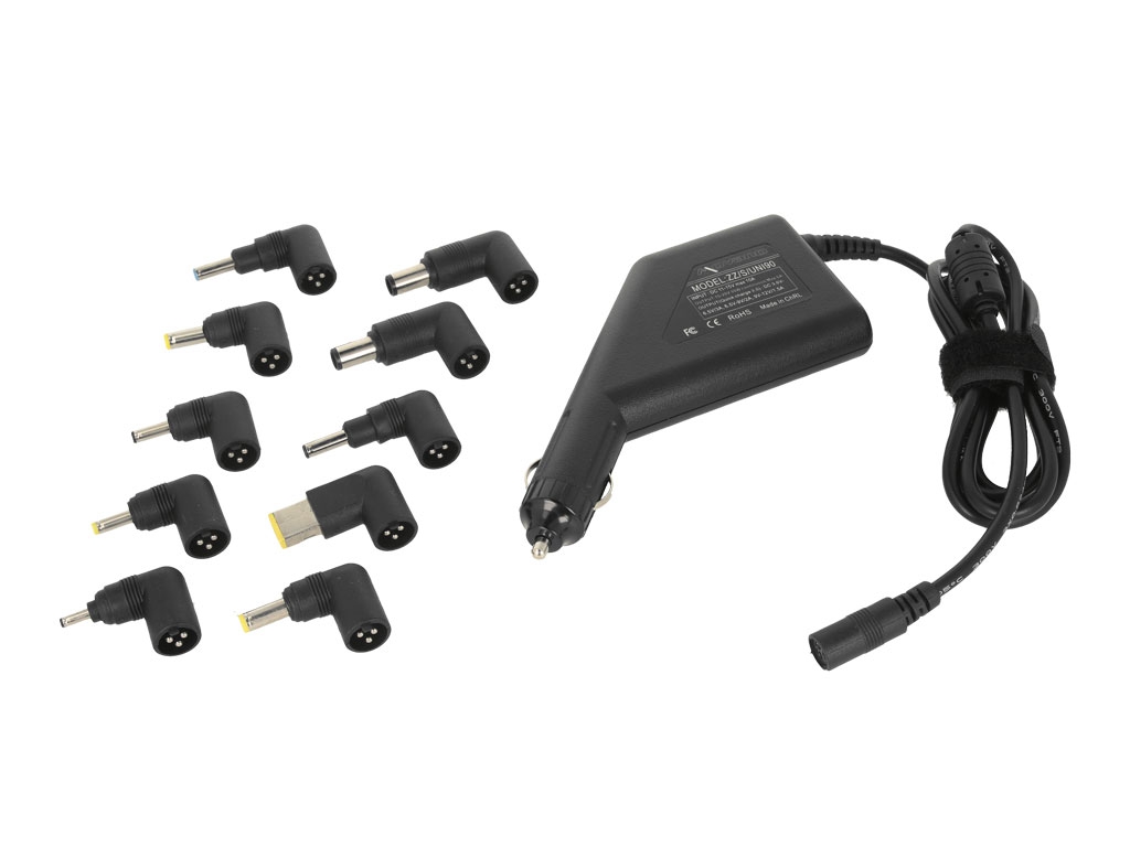 Zasilacz samochodowy do laptopa Uniwersalny 90W