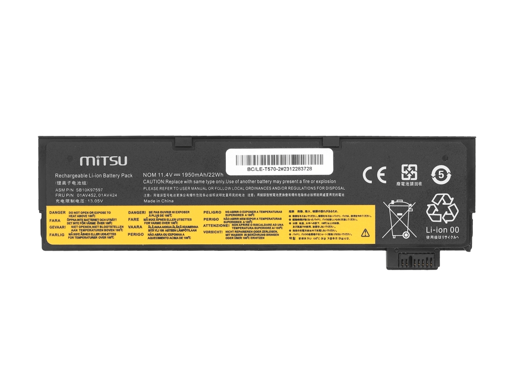Bateria do laptopa Lenovo ThinkPad A475, T570 11.1 V 1950 mAh - obrazek 4