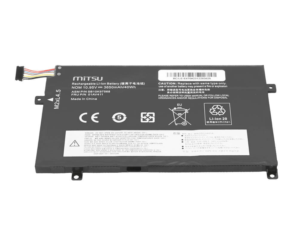Bateria do laptopa Lenovo ThinkPad E470, E475 10.95 V 3650 mAh - obrazek 4