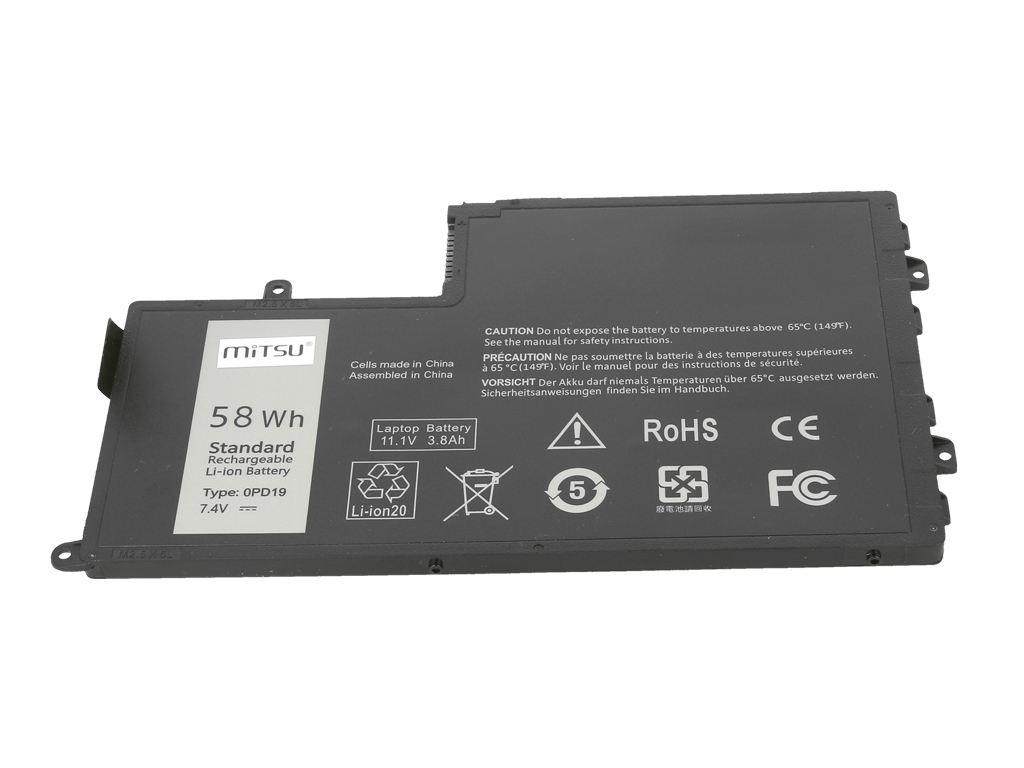 Bateria do laptopa Dell Inspiron 15 (5542), Inspiron 14 (5445) 7.4 V 7600 mAh - obrazek 4