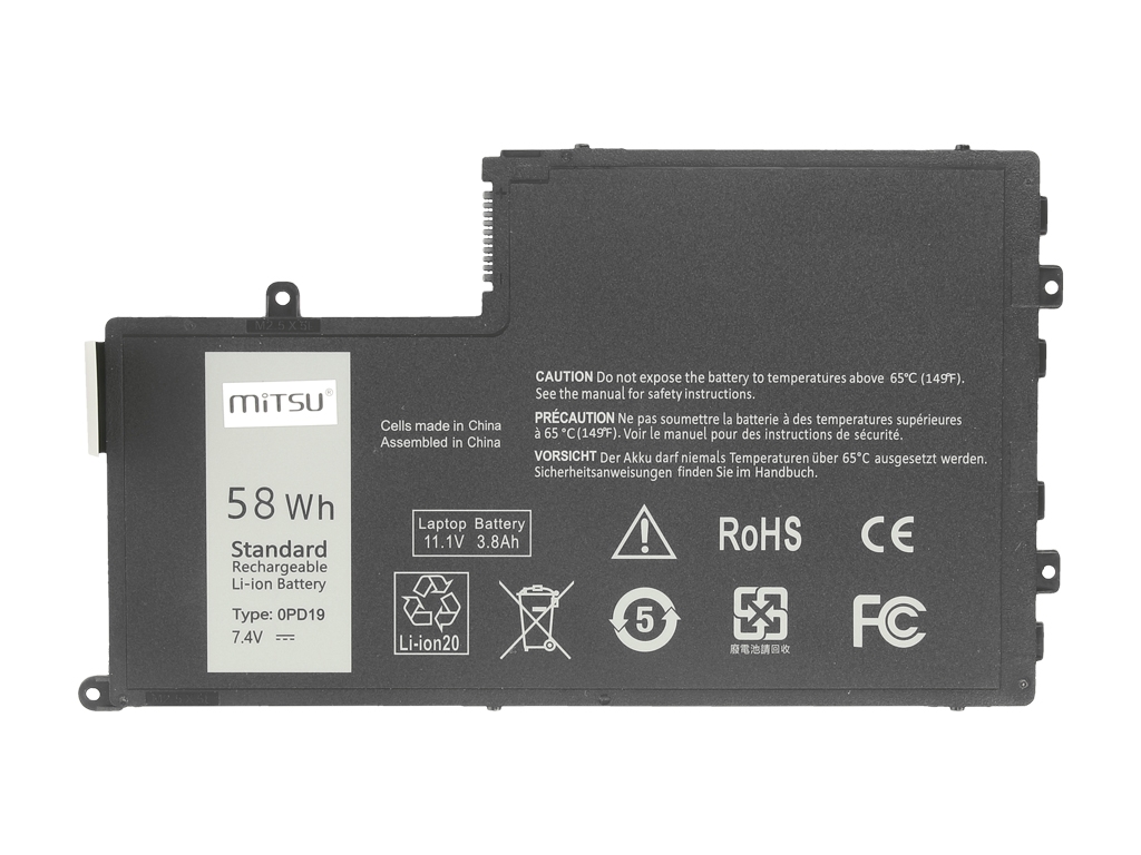 Bateria do laptopa Dell Inspiron 15 (5542), Inspiron 14 (5445) 7.4 V 7600 mAh - obrazek 3
