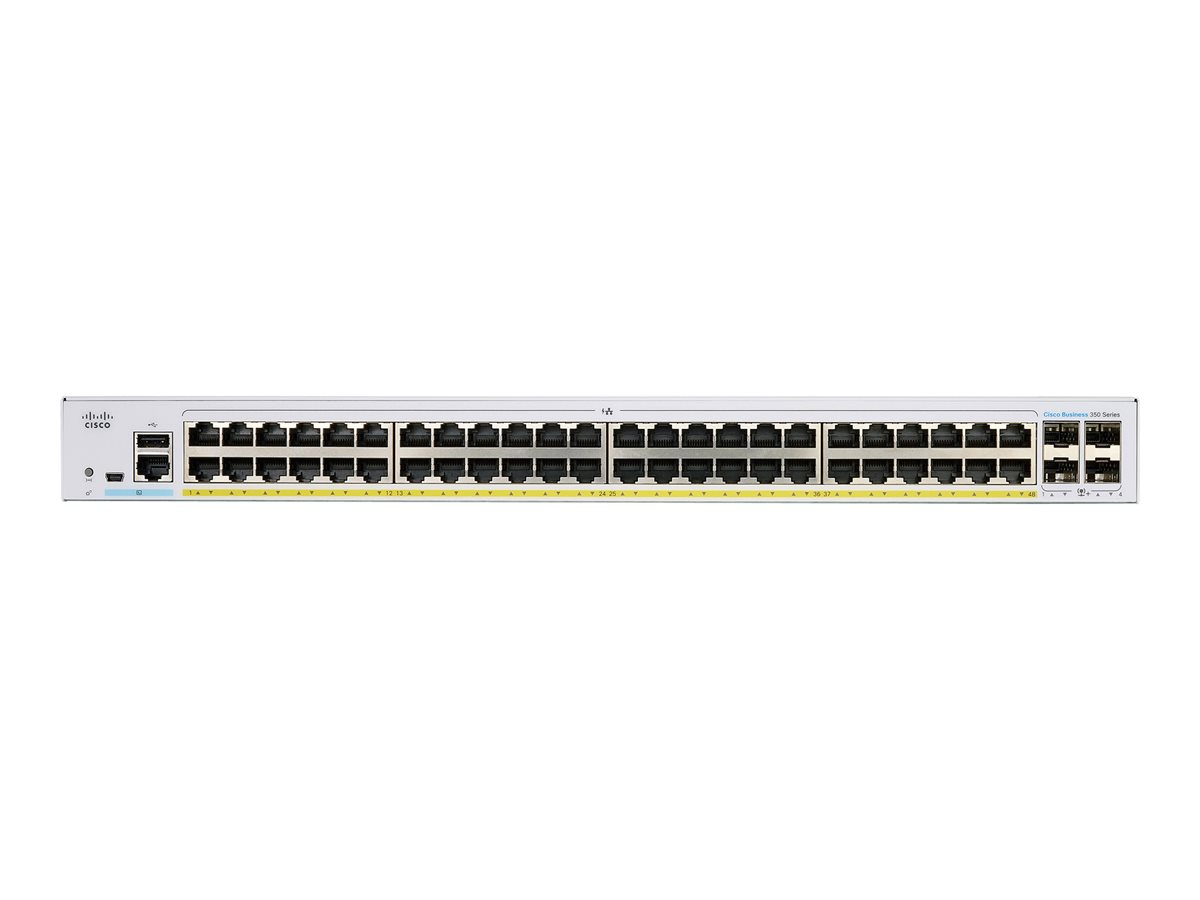 Switch Cisco CBS350-48FP-4X-EU Smart 48-port Gigabit Full PoE 4X10G SFP+ - obrazek 2