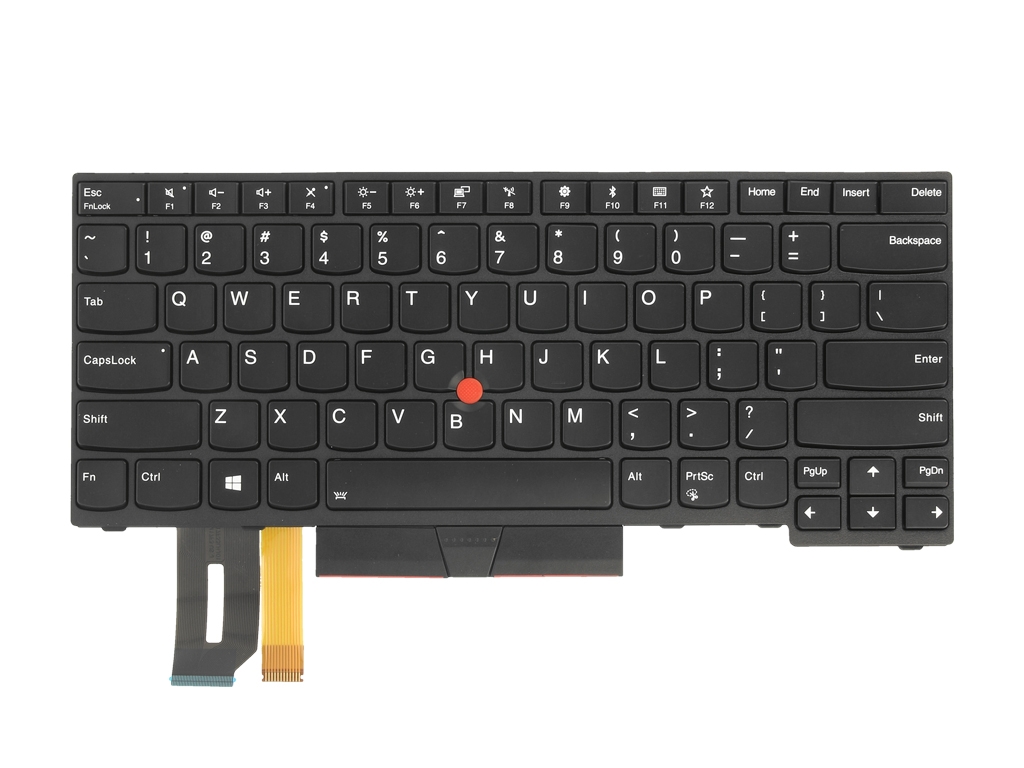 Klawiatura do laptopa Lenovo Thinkpad T480S, T490, T495 - podświetlana - obrazek 2