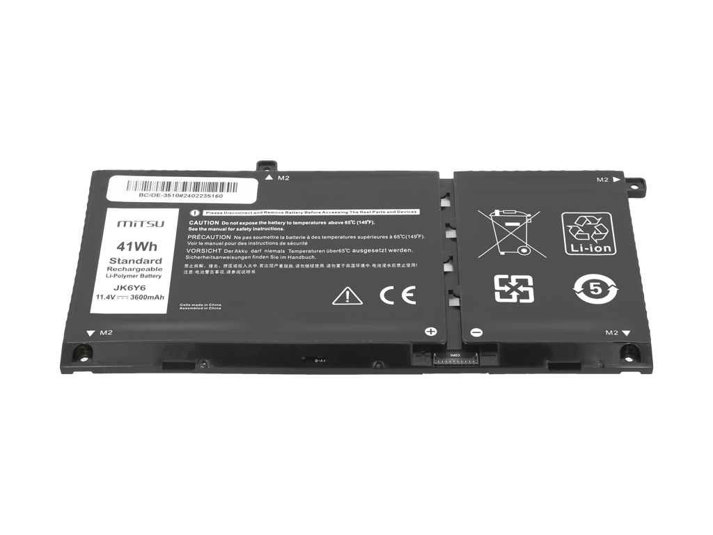 Bateria do laptopa Dell Latitude 15 (3510), Inspiron 13 (7306) 11.4 V 3600 mAh - obrazek 4
