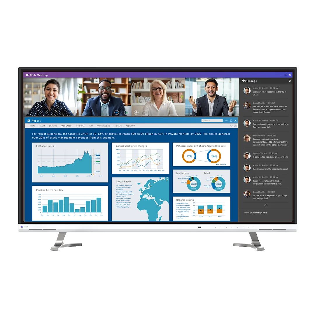 Monitor 42,5" Eizo EV4340X  Biały