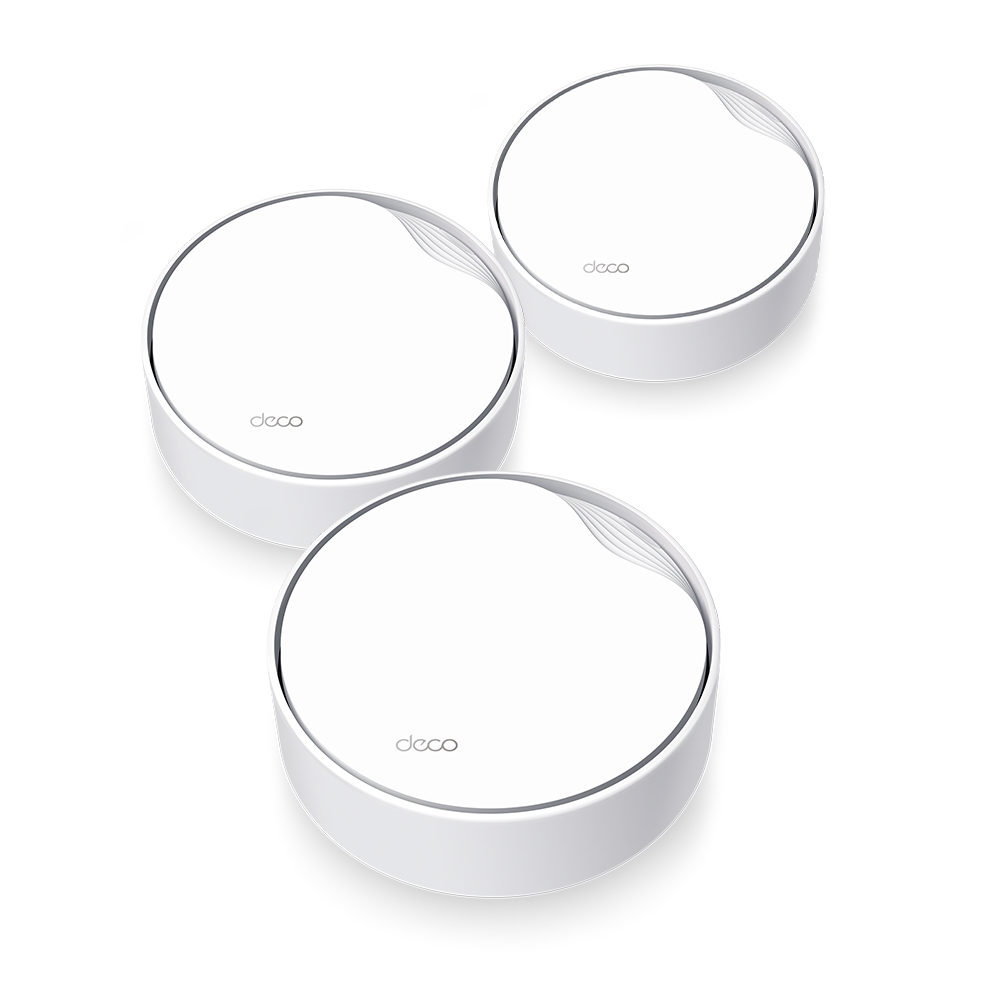 Domowy system Wi-Fi 6 Mesh AX3000  TP-Link Deco X50-PoE 3-Pack