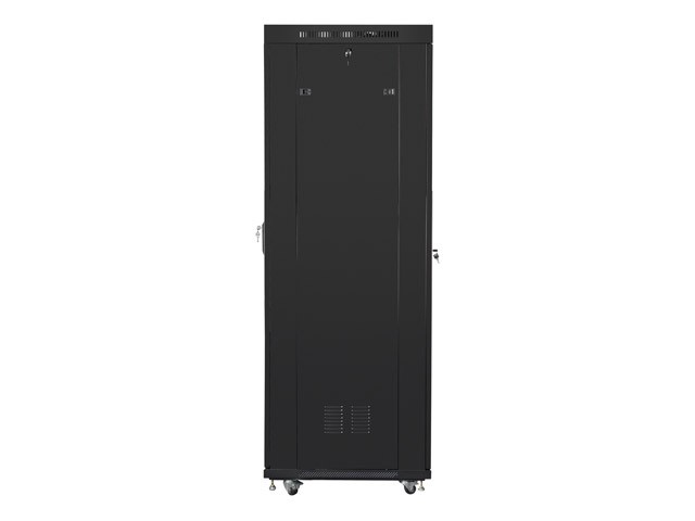 Szafa stojąca rack 19" 42U 600x800mm czarna (drzwi przednie perforowane) LCD Lanberg - obrazek 5