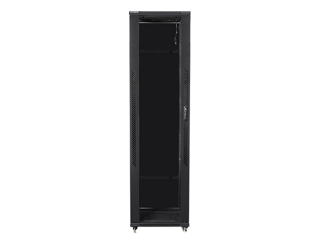 Szafa stojąca rack 19" 47U 800x1000mm czarna (drzwi przednie szklane) Lanberg - obrazek 2