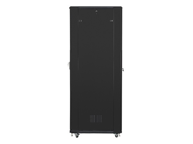 Szafa stojąca rack 19" 47U 800x1000mm czarna (drzwi przednie szklane) Lanberg - obrazek 4
