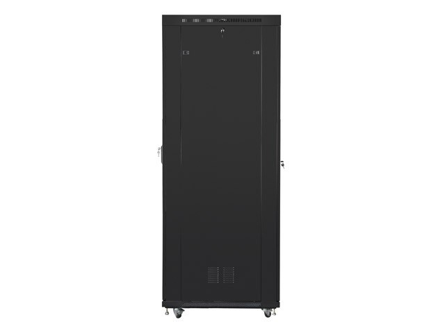 Szafa stojąca rack 19" 47U 800x1000mm czarna (drzwi przednie szklane) LCD Lanberg - obrazek 2
