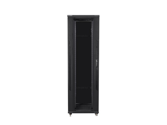 Szafa stojąca rack 19" 42U 800x1200mm czarna (drzwi przednie szklane) Lanberg - obrazek 3