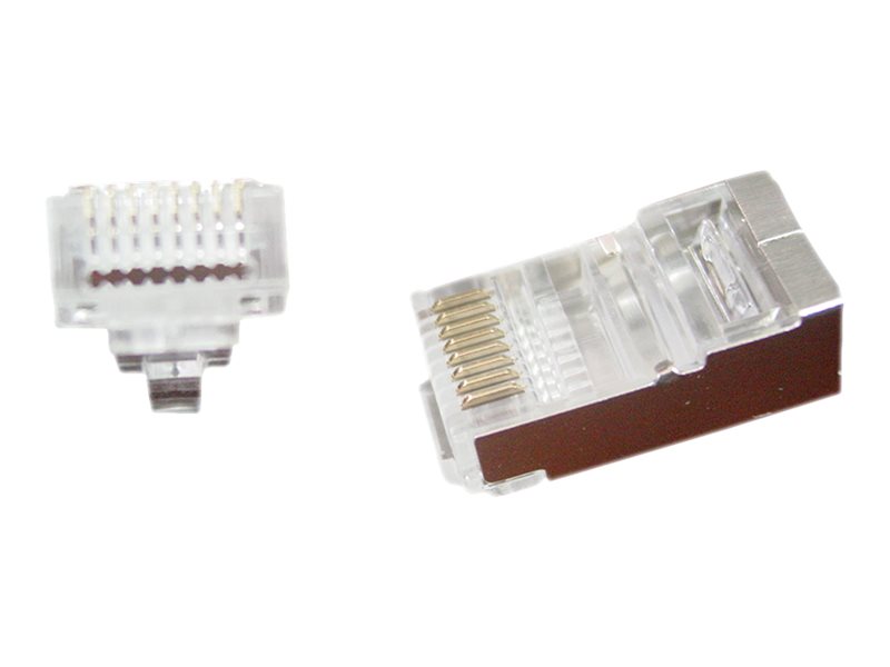 Wtyk RJ45 zaciskany kat.6 FTP przelotowy 100 szt. Gembird - obrazek 2
