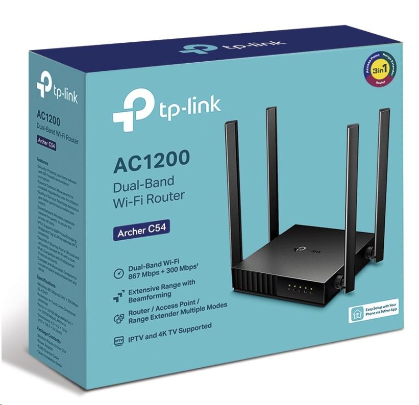 Router Dual-Band Wireless AC1200 TP-Link Wi-Fi Archer C54 - obrazek 2