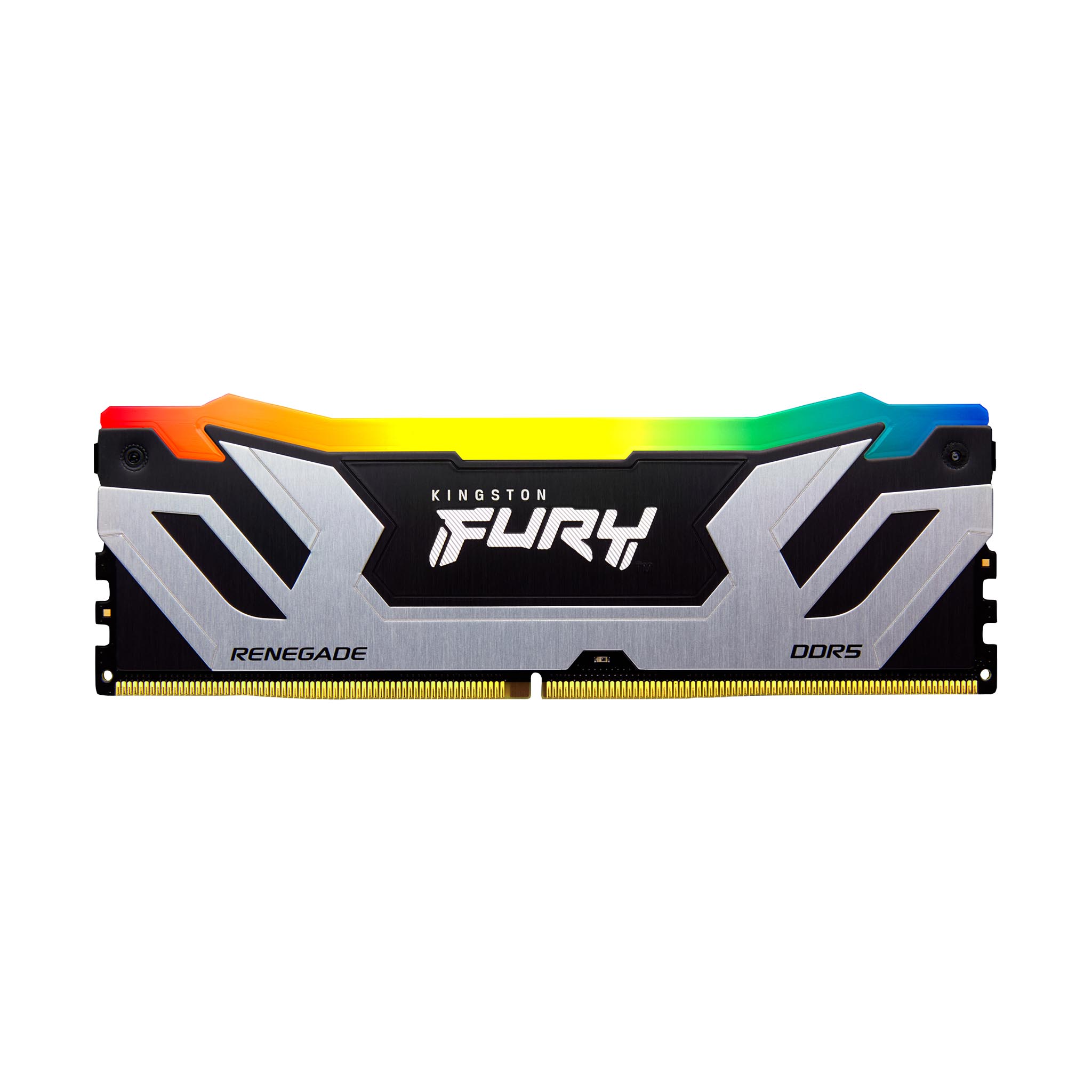 CUDIMM PC-8400 DDR5 24GB Kingston KF584CU40RSA-24 Fury Renegade RGB Silver XMP - obrazek 2