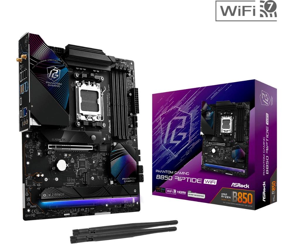 Płyta Socket AM5 ASRock B850 RIPTIDE WIFI
