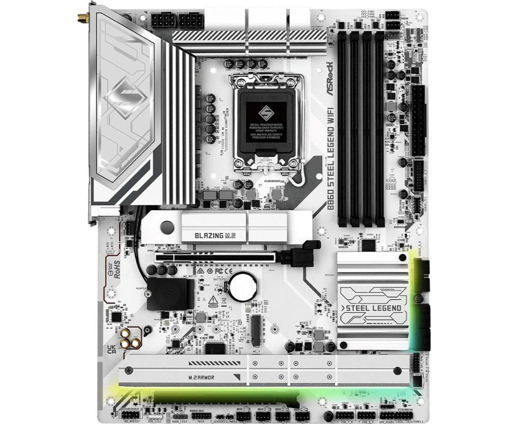 Płyta Socket LGA1851 ASRock B860 STEEL LEGEND WIFI - obrazek 3