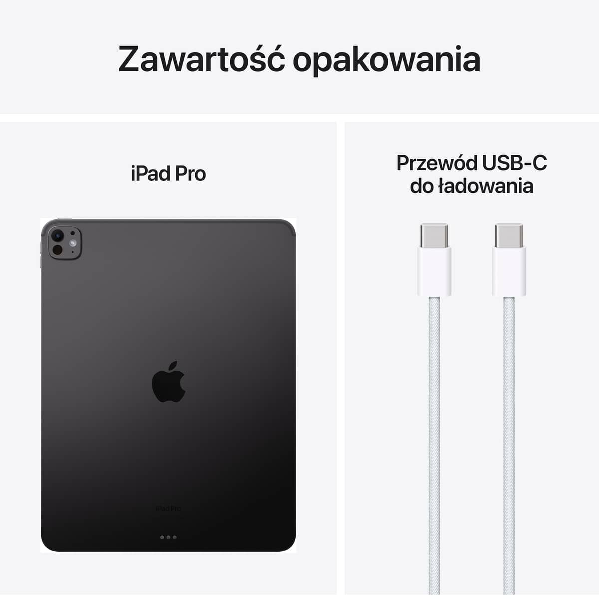 Apple iPad Pro 13" M4 Wi-Fi 1TB Szkło standardowe - Gwiezdna Czerń - obrazek 3