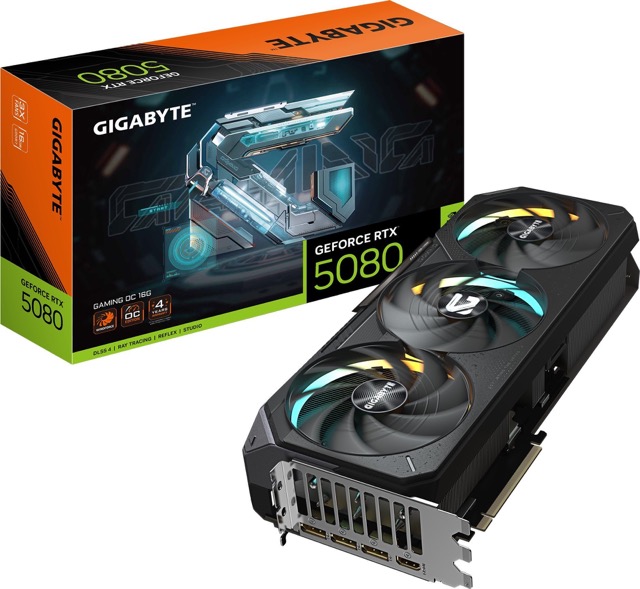 GeForce RTX 5080 16GB Gigabyte Gaming OC