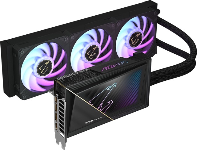 GeForce RTX 5080 16GB Gigabyte AORUS Xtreme Waterforce - obrazek 2