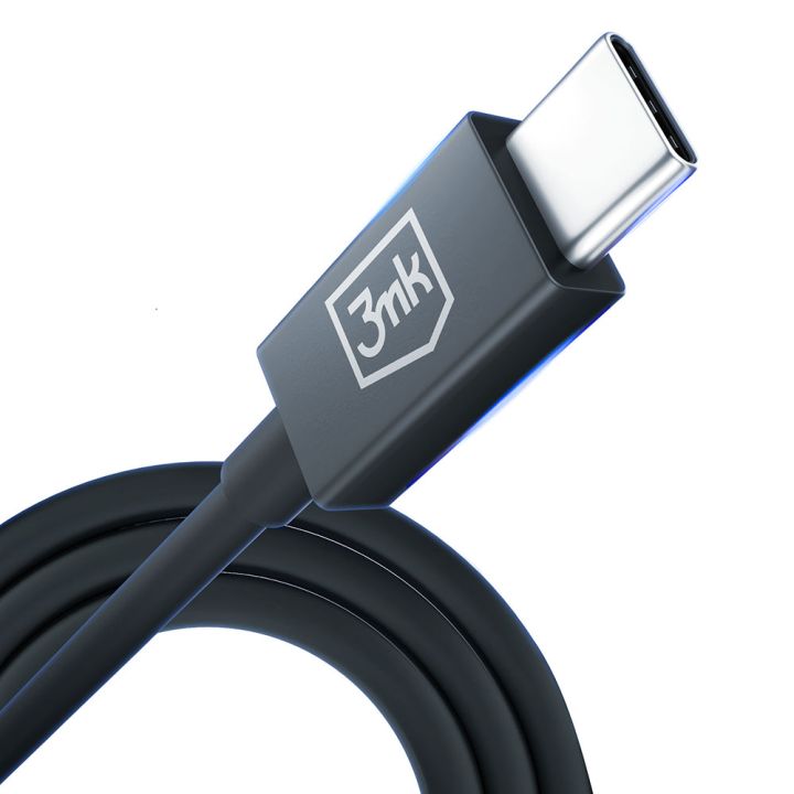 Kabel USB Type-C 3.0 m 3mk 240W 8K 40Gbps - obrazek 3
