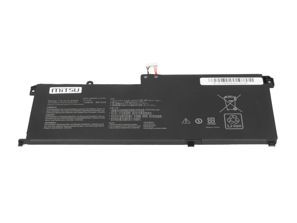Bateria do laptopa Asus Zenbook Pro 15 OLED UX535L, UX535LH, UX535LI 15.4V 4190 mAh - obrazek 4