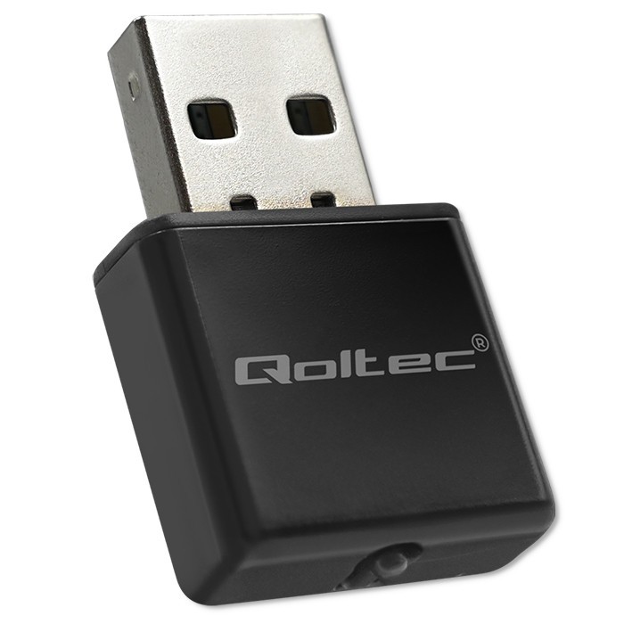 Bezprzewodowa karta sieciowa USB Wi-Fi 300Mbps 802.11n Qoltec Nano - obrazek 2