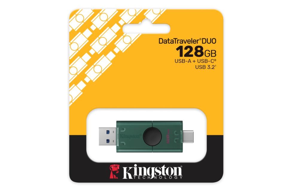 Flashdrive 128GB USB 3.2 Type-C USB-A Kingston DataTraveler DuoG2 - obrazek 4