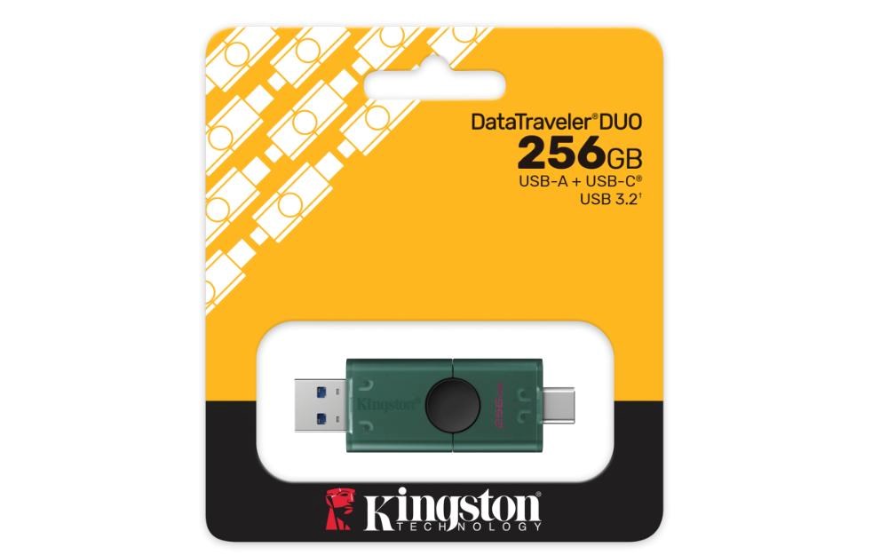 Flashdrive 256GB USB 3.2 Type-C USB-A Kingston DataTraveler DuoG2 - obrazek 2
