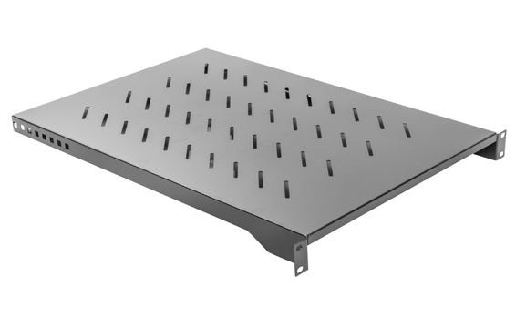 Półka do szaf rack 19'' 483 x 750 mm Czarna Lanberg