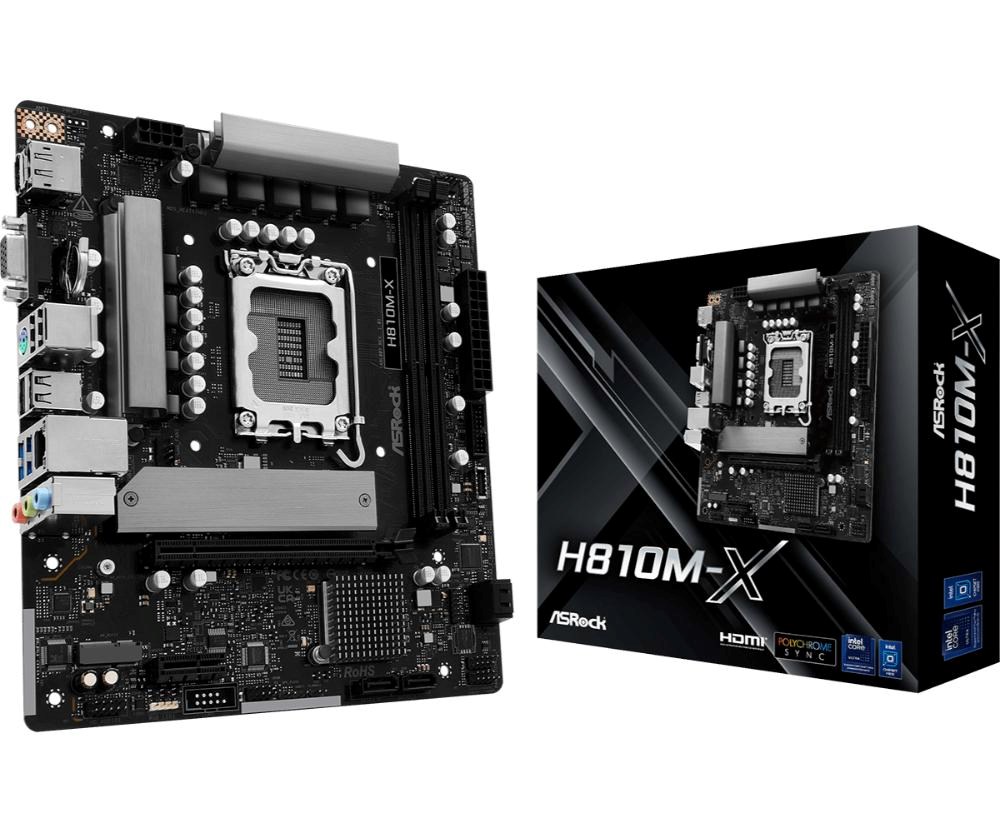 Płyta Socket LGA1851  ASRock H810M-X