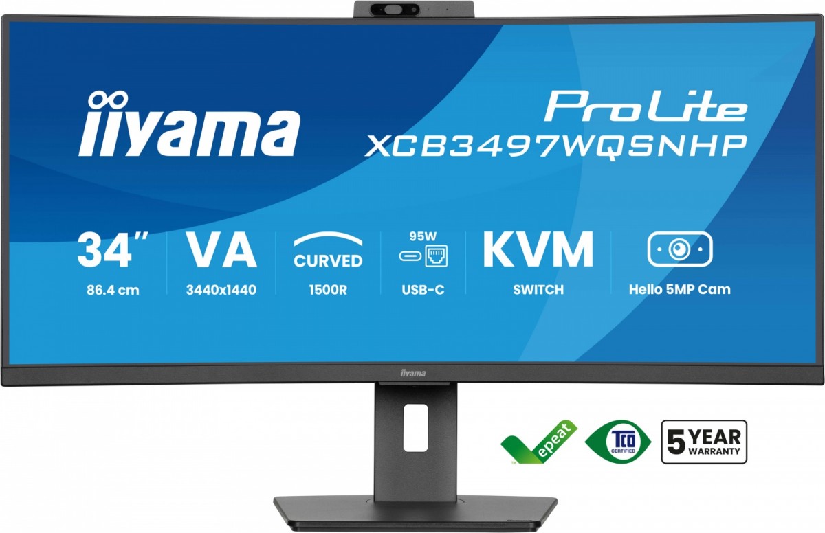 Monitor 34" iiyama ProLite XCB3497WQSNPH-B1