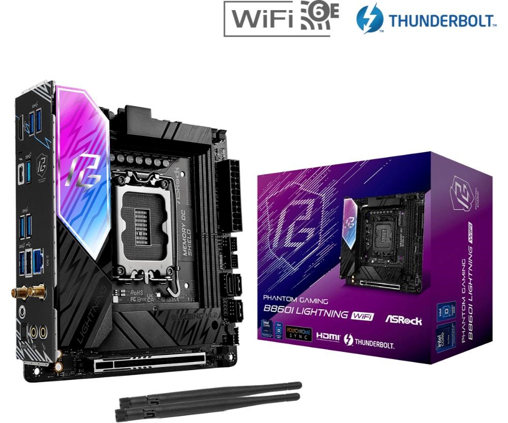 Płyta Socket LGA1851  ASRock B860I LIGHTNING WIFI