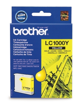 Tusz Brother LC1000Y Yellow 400 str. - obrazek 2