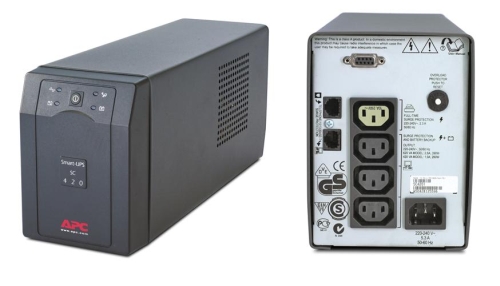 Zasilacz awaryjny UPS - APC Smart-UPS SC 420VA - obrazek 4