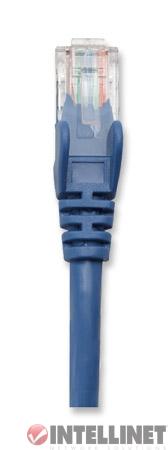 Kabel RJ45/RJ45 10 m Patchcord Kategoria 5e Niebieski - obrazek 3