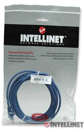 Kabel RJ45/RJ45 10 m Patchcord Kategoria 5e Niebieski - obrazek 4