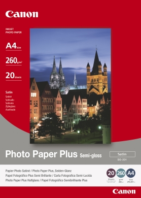 Papier Canon A4 260g Photo Paper Plus Semi-gloss  SG201  20 szt.
