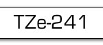 Taśma do drukarki etykiet Brother TZe241  18mm Czarne na Białym