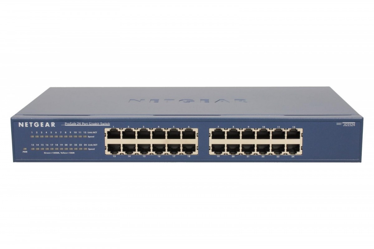 Switch Netgear JGS524 24-Port Gigabit Rackmount
