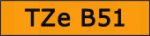 Taśma do drukarki etykiet Brother TZEB51  24mm Czarny na Fluorescencyjnym Pomarańczu