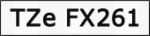 Taśma do drukarki etykiet Brother TZEFX261  36mm Czarny na Białym Flexible