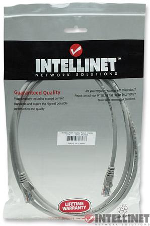 Kabel RJ45/RJ45 10 m Patchcord Kategoria 5e Szary - obrazek 4