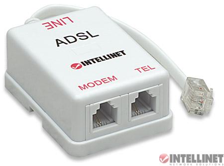 Adapter ADSL - Modem Splitter Intellinet - obrazek 5